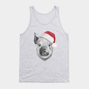 Christmas pig Tank Top